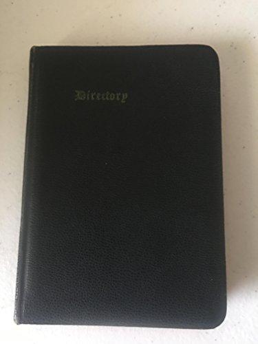 Directory of the Congregation of Hoy Cross, Corrected Second Printing. Cover