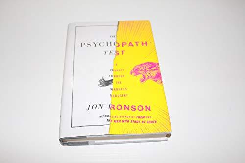 The Psychopath Test: A Journey Through the Madness Industry Cover