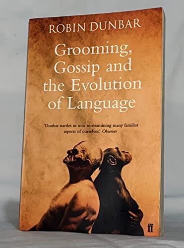 Grooming, Gossip, and the Evolution of Language Cover