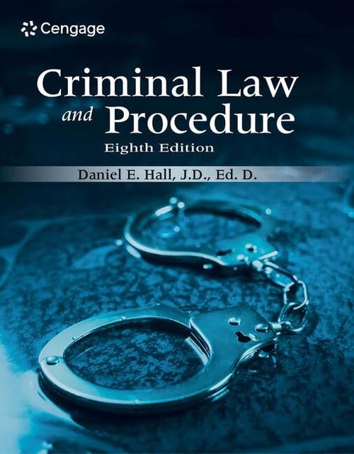 Criminal Law and Procedure Cover
