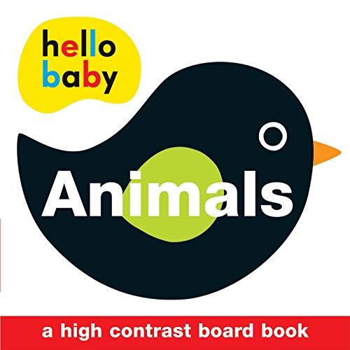 Hello Baby: Animals: A High-Contrast Board Book Cover