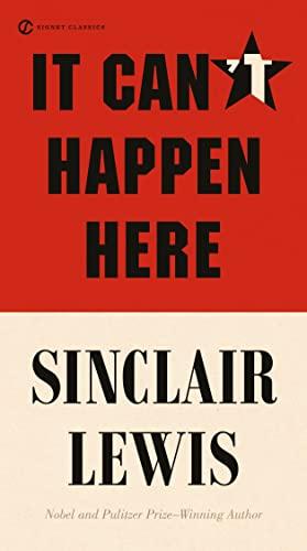 It Can't Happen Here (Signet Classics) Cover