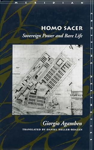 Homo Sacer: Sovereign Power and Bare Life (Meridian: Crossing Aesthetics) Cover
