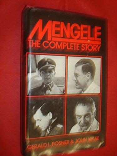 Mengele: The complete story Cover