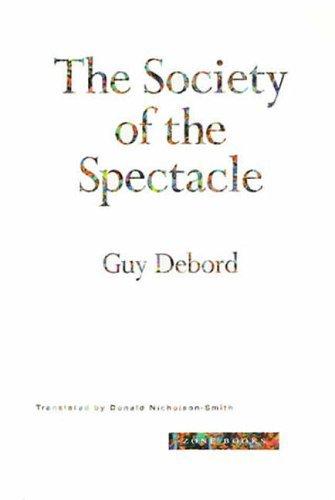 Society of the Spectacle by Guy Debord (1994-05-06) Cover