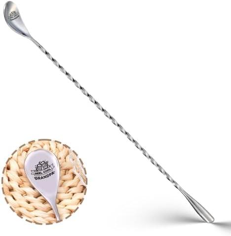 Birthday Gifts for Men Grandpa Grandfather Drink Mixing Spoon for Cocktails Gifts for Men Granddad Papa Christmas Gifts for Men Grandfather Granddaddy Grandpa Gifts from Granddaughter Grandson Cover