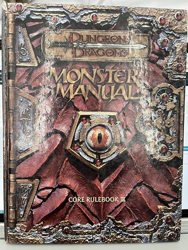 Monster Manual: Core Rulebook III (Dungeons & Dragons) Cover