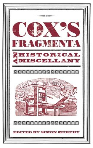 Cox's Fragmenta: An Historical Miscellany Cover