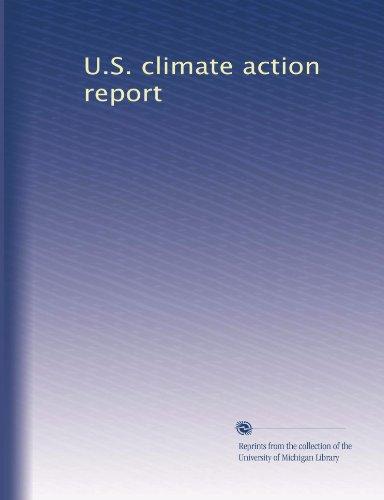 U.S. climate action report Cover