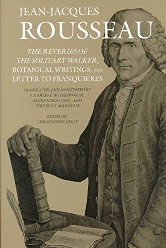 [Collected Writings of Rousseau: "Reveries of the Solitary Walker", "Botanical Writings" and "Letters to Franquieres" v. 8] (By: Jean-Jacques Rousseau) [published: January, 2000] Cover
