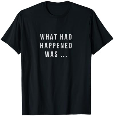 What had happened was ... Cover