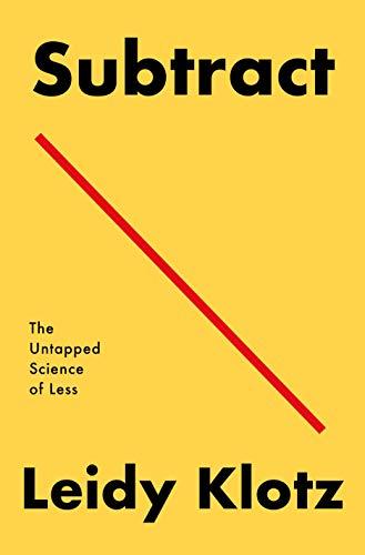 Subtract: The Untapped Science of Less Cover