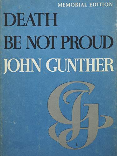 Death Be Not Proud Cover
