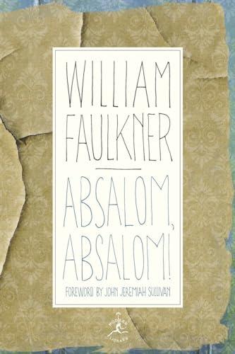 Absalom, Absalom! (Modern Library) Cover