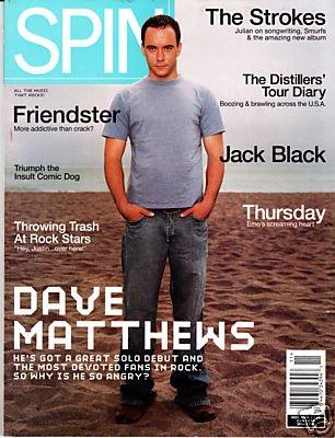 SPIN Magazine November 2003 DAVE MATTHEWS Cover