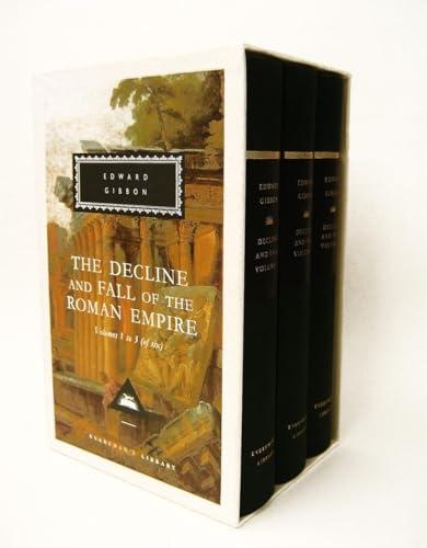 The Decline and Fall of the Roman Empire: Volumes 1-3 of 6 (Everyman's Library) Cover