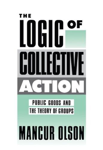 The Logic of Collective Action: Public Goods and the Theory of Groups, With a New Preface and Appendix (Harvard Economic Studies Book 124) Cover