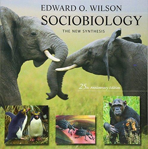 Sociobiology: The New Synthesis, Twenty-Fifth Anniversary Edition Cover
