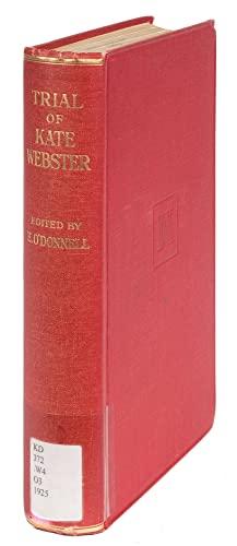 Trial Of Kate Webster Cover