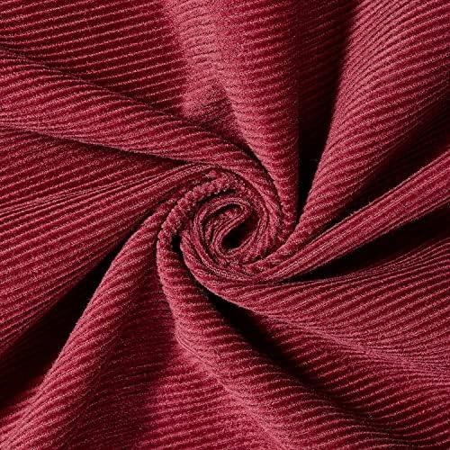 Standard Wale Corduroy 100% Cotton 58/59" 11 WPI Fabric by The Yard (Burgundy) Cover