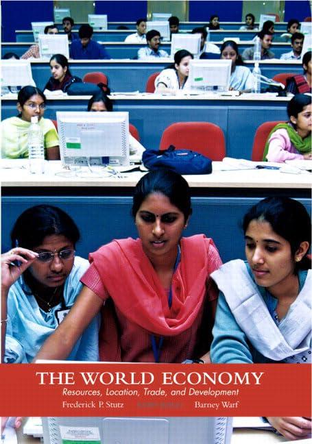 The World Economy : Resources, Location, Trade, and Development Cover
