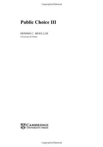 Public Choice III Cover