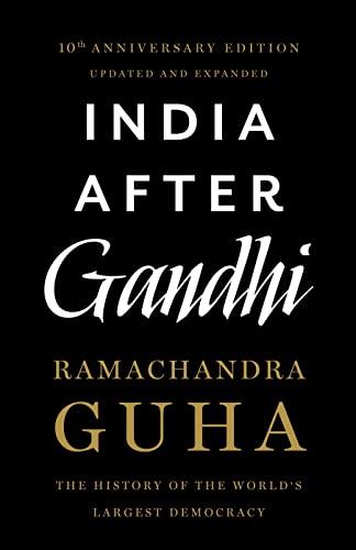 India After Gandhi: The History of the World's Largest Democracy [Hardcover] [Jul 10, 2017] Ramachandra Guha Cover