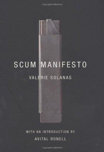 SCUM Manifesto by Valerie Solanas (2004-05-10) Cover