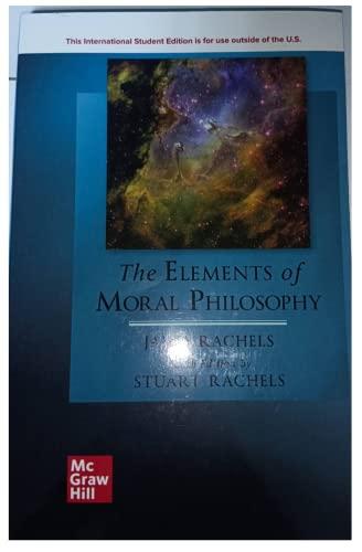 ISE The Elements of Moral Philosophy Cover