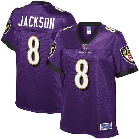 NFL PRO LINE Women's Lamar Jackson Purple Baltimore Ravens Team Player Jersey Cover