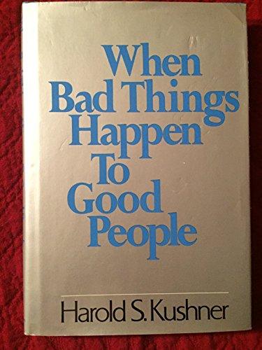 When Bad Things Happen to Good People Cover