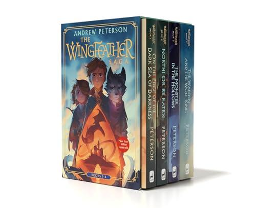 Wingfeather Saga Boxed Set: On the Edge of the Dark Sea of Darkness; North! Or Be Eaten; The Monster in the Hollows; The Warden and the Wolf King (The Wingfeather Saga) Cover
