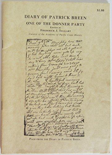Diary of Patrick Breen 1 of the Donner Party Cover