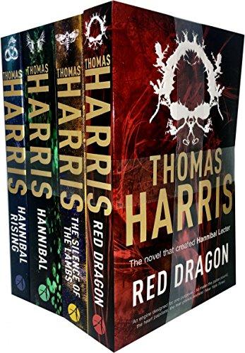 Hannibal Lecter Series Collection 4 Books Set by Thomas Harris (Red Dragon, Silence Of The Lambs, Hannibal, Hannibal Rising) Cover