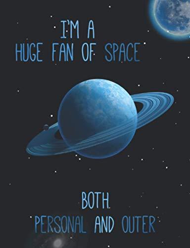 I’m a huge fan of space both personal and outer: Space notebook journal Cover