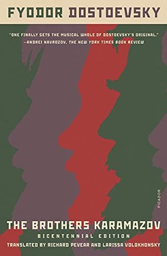 The Brothers Karamazov: A Novel in Four Parts With Epilogue Cover