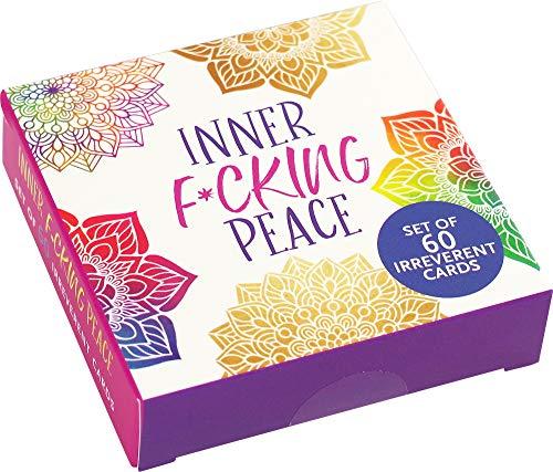 Inner Fucking Peace Motivational Card Deck (60 Pack) Cover