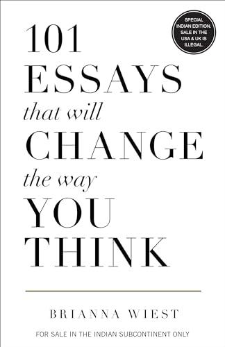 101 Essays That Will Change The Way You Think (English) (International Edition) Cover