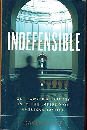 Indefensible: One Lawyer's Journey into the Inferno of American Justice Cover