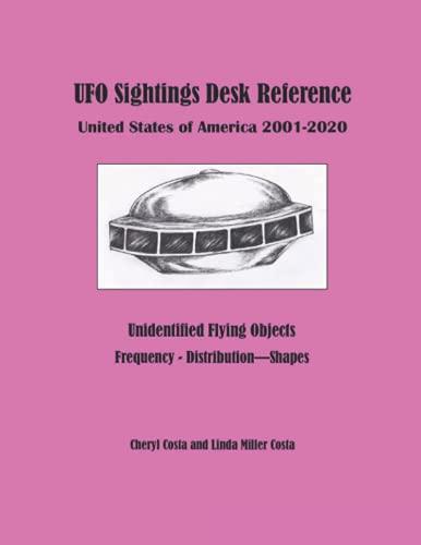 UFO Sightings Desk Reference: United States of America 2001 - 2020 Cover