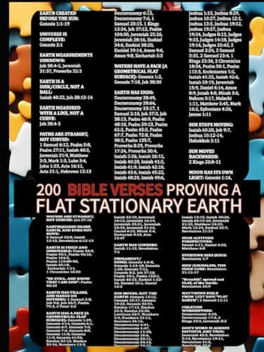 200 Bible Verses Proving A Flat Stationary Earth Cover
