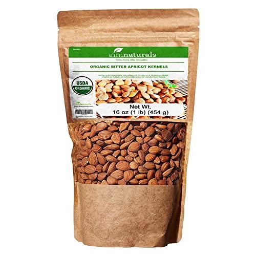 Bitter Apricot Kernels Organic Raw (1LB) -100% USDA Organic Certified – Product of Turkey (Free Electronic Book) Cover