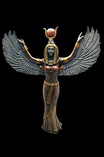 Goddess Isis Statue: Blank Lined Notebook, Journal or Diary Cover