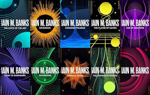 Iain M Banks Culture Series 10 Books Collection Set (Consider Phlebas, The Player of Games, Use of Weapons, The State of the Art, Excession, Inversions, Look To Windward, Surface Detail & More) Cover