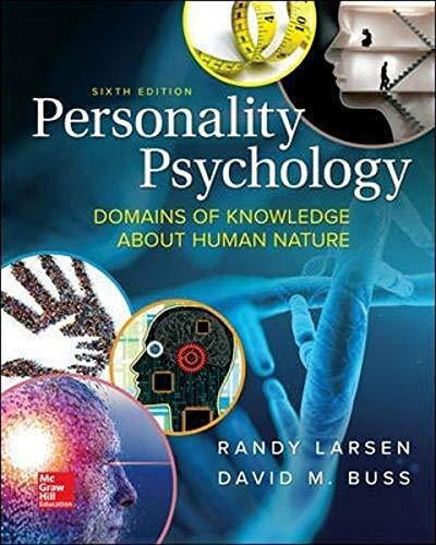 Personality Psychology: Domains of Knowledge About Human Nature Cover