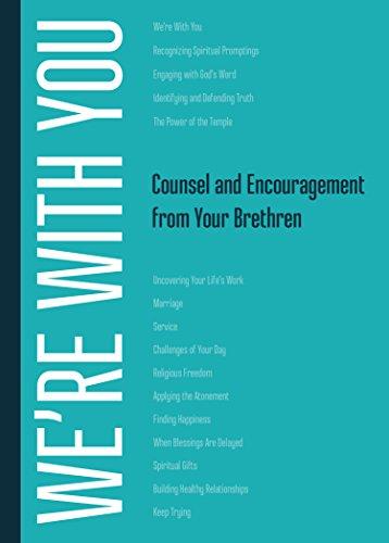 We're with You: Counsel and Encouragement from Your Brethren Cover