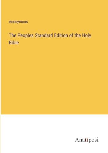 The Peoples Standard Edition of the Holy Bible Cover