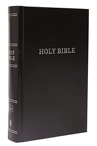 KJV, Pew Bible, Large Print, Hardcover, Black, Red Letter, Comfort Print: Holy Bible, King James Version Cover