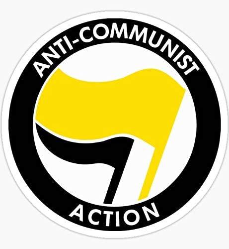 Anti-Communist Action - Sticker Graphic - Auto, Wall, Laptop, Cell, Truck Sticker for Windows, Cars, Trucks Cover