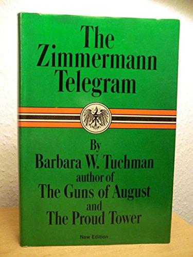 The Zimmermann Telegram (englischsprachig) Cover